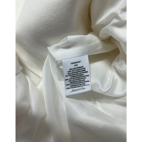 Derek Lam NWT 10 Crosby Walter Double Breasted‎ Jacket, Soft White Size 6 - Picture 9 of 10